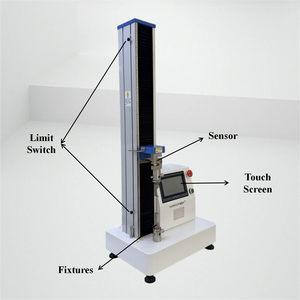Máquina de Ensayo Universal de Columna Única con Pantalla Táctil, Probador de Resistencia al Despegue por Tracción - Product Image 2