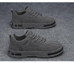 Large-Sized Men's Walking Running Style Shoes Spring Summer Autumn Anti-Slip PVC <b>Insole</b> Work Safety Shoes - Product Image 3