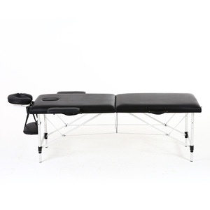 Tempat tidur pijat lipat komersial bahan Aloi aluminium, kasur pijat desain Modern untuk Hotel Salon Spa Rumah penggunaan bulu mata wajah - Product Image 3