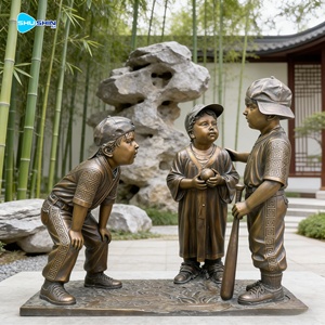 Estatua <span class=keywords><strong>de</strong></span> Bronce <span class=keywords><strong>de</strong></span> Niña a Tamaño Real, Decoración <span class=keywords><strong>de</strong></span> Jardín al Aire Libre, Escultura Infantil <span class=keywords><strong>de</strong></span> Fundición Antigua - Product Image 5