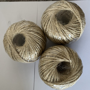 Cordel <span class=keywords><strong>de</strong></span> <span class=keywords><strong>Sisal</strong></span> 100% <span class=keywords><strong>de</strong></span> 3 mm, 3 Hilos, 190 Pies, Alta Resistencia, Duradero, Biodegradable, para Agricultura, Manualidades, Decoraciones y Cuerdas - Product Image 2
