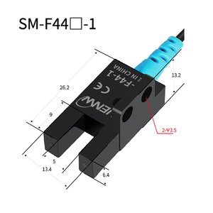 SM-F44 sensore fotoelettrico della scanalatura del fascio infrarosso di forma 5mm <span class=keywords><strong>L</strong></span> del commutatore riflettente della scanalatura di NPN Micro - Product Image 2