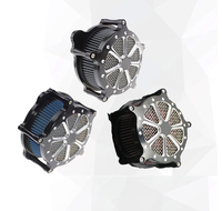 Nouveau kit de filtre d'admission d'air pour moto, haute performance, en aluminium CNC et acier inoxydable, pour motos V-Twin Cruiser, pièces personnalisées