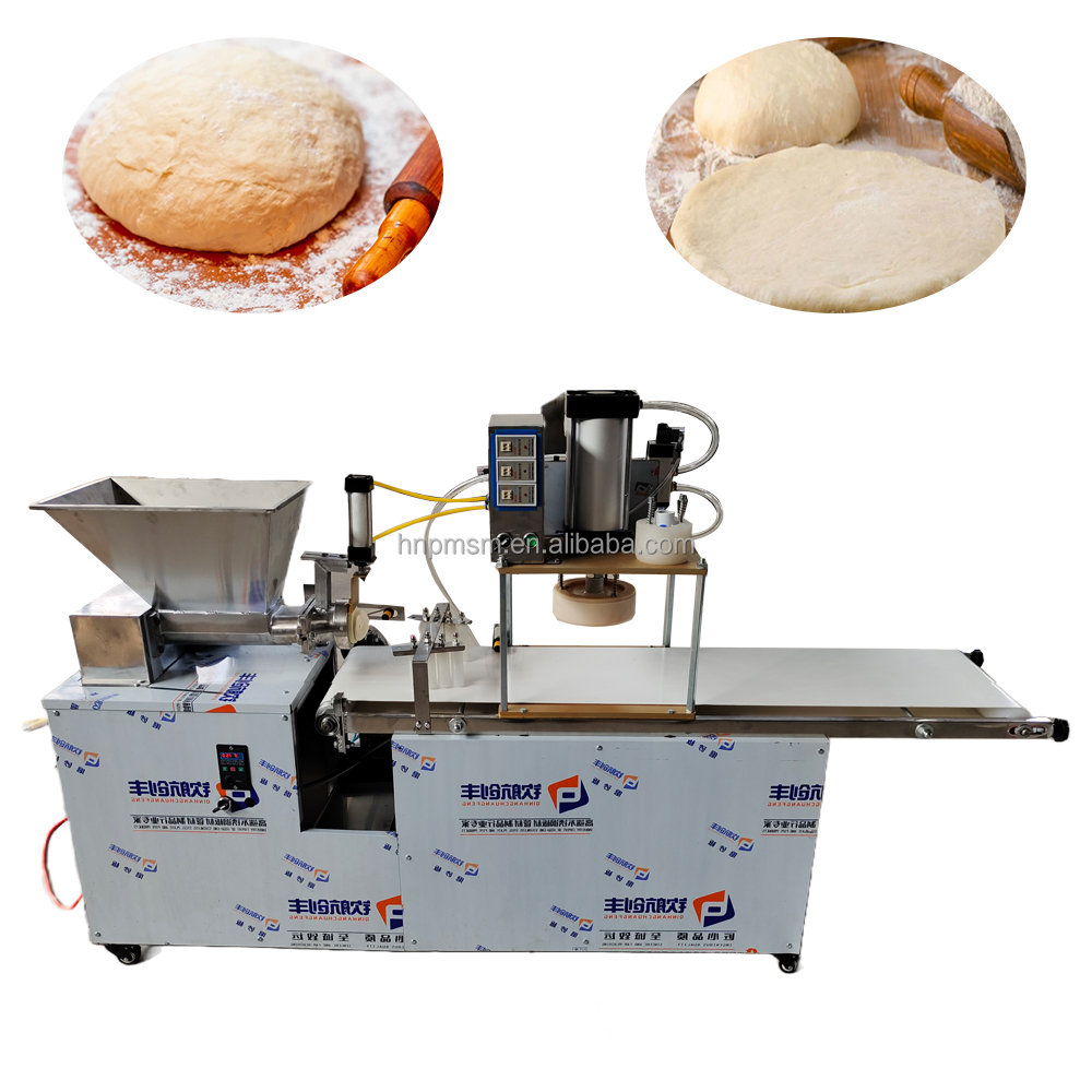 Electric Adjustable Dough Roller and Press Machine High-Speed Chapati Roti Pita Maker Pizza Dough Sheeter for Restaurant Use