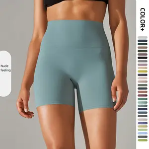 2023 New 31 colors Women Yoga Shorts Stretch Workout Tights High Waist Shorts Plus Size Butt Lifting Sports Wear