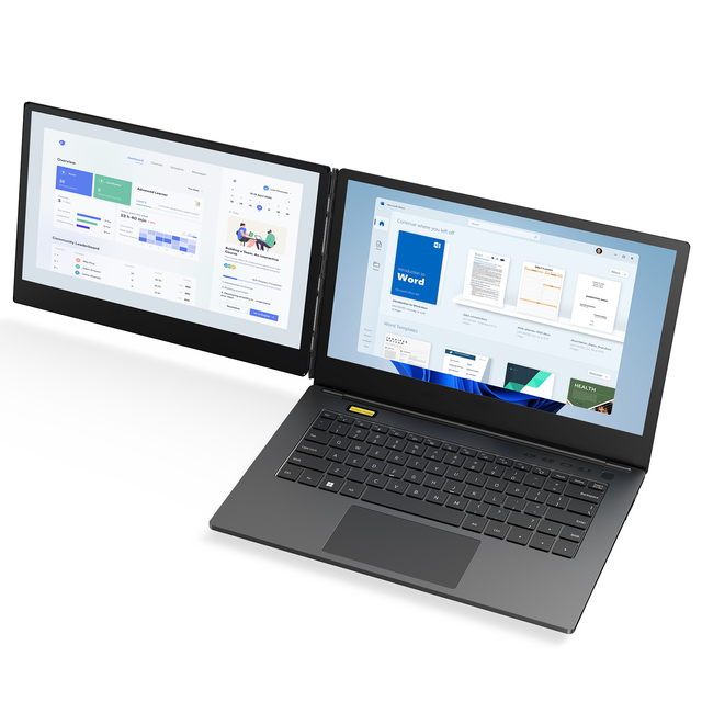 X1 14 Inch 14'' 1920*1080 Dual-screen 360 Degree I7 1255U Type C Business Notebook