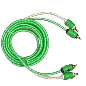 โรงงานจำหน่ายสาย RCA แบบตัวผู้ต่อตัวผู้ 2RCA สำหรับเชื่อมต่อทีวีและเครื่องเสียงรถยนต์ - Product Image 1