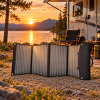 Panneau solaire portable pliable SENMEI pour le camping, la recharge de stations d'alimentation extérieures et la sauvegarde d'énergie domestique