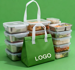 Waterproof Portable Custom Logo Disposable Non-Woven Thermal Insulated Cooler Bag for Food Beverage Delivery Takeaway - Product Image 4