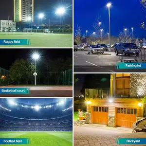 HONSON Schlussverkauf Outdoor Fernbedienung Floodlights 50 W 100 W 200 W 300 W 400 W wasserdichtes Led-Floodlicht