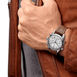 Montre mécanique automatique chronographe avec cadran lumineux et bracelet en cuir pour homme Longinesing - Product Image 2