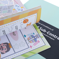 Impression de livre personnalisée de haute qualité Cahier d'exercices pour enfants Service d'impression de livre de texte pour les enfants