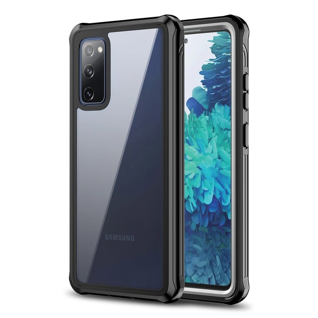 Durable and sturdy fully covered transparent TPU phone case designed specifically for Samsung Galaxy S24 FE S23 S22 S21 S20 S10