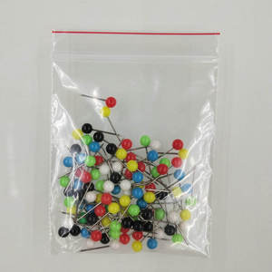 WOWEI 4mm Accessoires vestimentaires Outils de couture Diy Tête de boule en plastique Poussoir en plastique Aiguille droite pour quilting Vêtements Tête ronde - Product Image 4