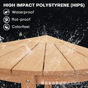 Tabouret de rangement d'angle en bois, étagère incurvée en forme d'éventail, tabouret de douche pour salle de bain, banc simple pour changer de chaussures à la maison 42x30.5x30.5cm - Product Image 5