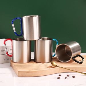 Mug isotherme personnalisé en acier inoxydable pour l'extérieur - Tasse à café de camping écologique à double paroi - Product Image 4