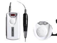 Ponceuse à ongles professionnelle rechargeable portable JD101H avec moteur à balais, faible bruit, 4 têtes, 35W, US