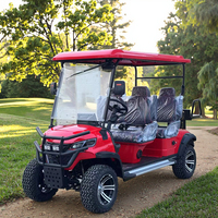 Voiture de golf électrique homologuée pour la route, 6 places, buggy tout-terrain