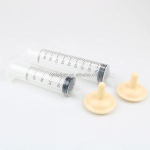 Tétine d'alimentation <span class=keywords><strong>pour</strong></span> chatons et chiots, sucette d'alimentation en silicone <span class=keywords><strong>pour</strong></span> animaux de compagnie et faune - Comprend 1 ml à 100 ml, convient à tous les âges - Product Image 4