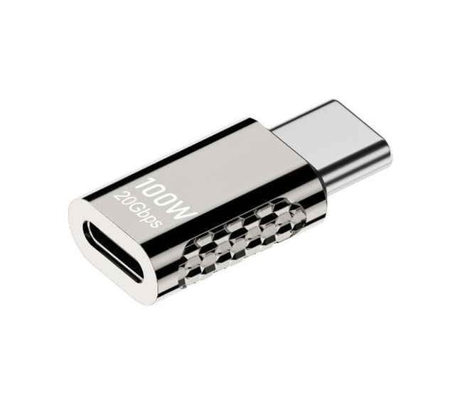 100W 20 Gbps Zinc Alloy USB Type-c Type C Male Female Connector to Type USB C Female Male Metal Converter OTG Adapter