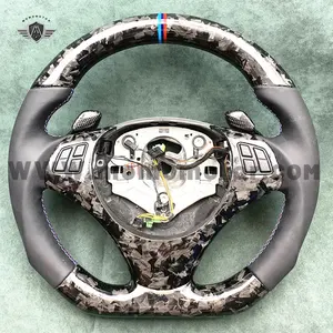 AUTO CARBON STEERING WHEEL FOR BMW E46 M3 E39 E53 X5 M5 M3 M Ring CARBON FIBER STEERING WHEEL CUSTOMIZED