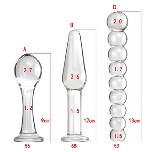 Стеклянная Анальная пробка, бусины, анальная игрушка, анус для женщин и мужчин, Вагина, ягодицы, холодная стимуляция, игрушка для взрослых Sm - Product Image 4