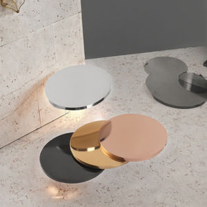 18K Solid Plate Flat Edelstahl 25mm 30mm 40mm Round Blank Polierte Münze mit UV-Drucks piegel Finish Disc - Product Image 3