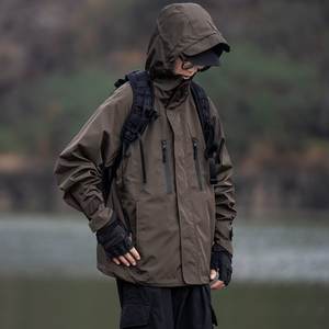 Chaquetas elegantes ligeras de nailon para <span class=keywords><strong>hombre</strong></span>, <span class=keywords><strong>cortavientos</strong></span> impermeable informal para exteriores, ropa de entrenamiento para correr, chaqueta <span class=keywords><strong>cortavientos</strong></span> personalizada para <span class=keywords><strong>hombre</strong></span> - Product Image 3