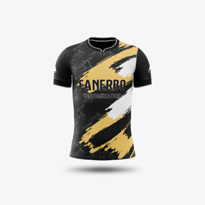 Camiseta de Fútbol Sublimada Personalizada para Hombre, Manga Corta, Absorbe la Humedad, Transpirable, para Todas las Temporadas - Product Image 3