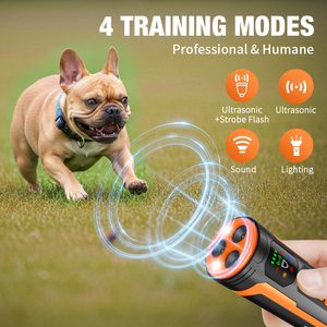 Nouvel Arrivage 2026 : Dispositif <span class=keywords><strong>Anti</strong></span>-Aboiement Ultrasonique pour Chiens, Dissuasif Portable d'Extérieur 3X Ultrasons pour Chiens Sauvages - Product Image 2