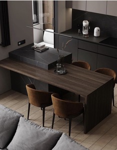 Mobili per la casa moderna integrata estensibile durevole cucina in <span class=keywords><strong>legno</strong></span> bancone bancone isole <span class=keywords><strong>tavolo</strong></span> con armadio di stoccaggio - Product Image 1