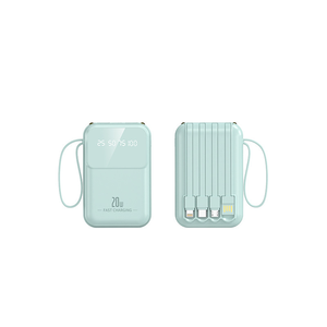 Hot-Selling Power Bank: 10000mAh Large Capacity, 4 Built-in Cables, Fast Charging, Custom Logo for Gifts