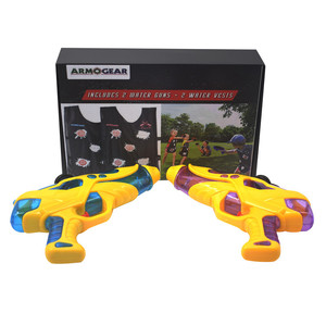 Juego de Batalla Acuática Armogear con Chalecos que Cambian de Color y Pistolas de Agua para Niños, Juego de Verano al Aire Libre - Product Image 3