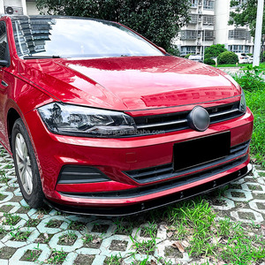 Per <span class=keywords><strong>Volkswagen</strong></span> VW <span class=keywords><strong>Polo</strong></span> MK6 <span class=keywords><strong>2018</strong></span> + ABS paraurti anteriore Spoiler Guard a tre sezioni paraurti anteriore mento accessori per auto - Product Image 5