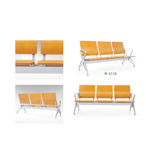 Silla Contemporánea para Sala de Espera de Aeropuerto, 3 Plazas con Reposabrazos, para Bancos y Hospitales - Product Image 5