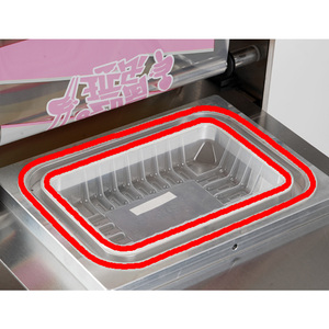 Machine à sceller les boîtes de restauration rapide commerciale semi-automatique Fresh-Keeper presse à emporter Malatang boîtier en plastique pour le pressage de <span class=keywords><strong>film</strong></span> - Product Image 3