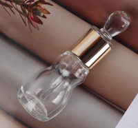 Flacon compte-gouttes en verre de 12 ml pour huile essentielle, décantation, bois d'agar et usage cosmétique