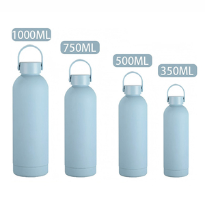 Chất lượng cao uống chai chân không cách điện kim loại màu đen <span class=keywords><strong>Flask</strong></span> chai 500ml waterbottle nước bằng thép không gỉ chai biểu tượng tùy chỉnh - Product Image 5