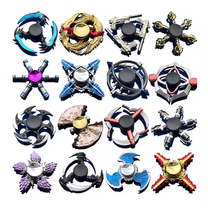 Novancross bán Hot Kẽm hợp kim cầu vồng rực rỡ Heptagonal Tay <span class=keywords><strong>Spinner</strong></span> Gyro chống căng thẳng thần tài đồ chơi mới lạ Quà Tặng - Product Image 1