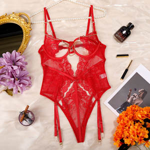 性感蕾丝吊带内衣诱惑镂空连体衣纯粹欲望风格情趣内衣成人用 - Product Image 5