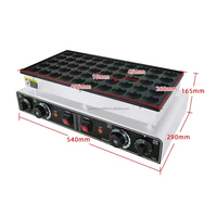 Machine à crêpes électrique antiadhésive 50 trous pour crêpes, muffins, gaufrier, mini machine à crêpes à soufflé commerciale
