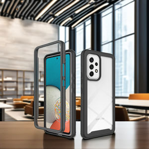 <span class=keywords><strong>เคส</strong></span>โทรศัพท์มือถือป้อง<span class=keywords><strong>กัน</strong></span>ทุกส่วนของเครื่องดีไซน์สปอร์ตเกราะ<span class=keywords><strong>กัน</strong></span><span class=keywords><strong>กระแทก</strong></span> TPU และ PC สำหรับ <span class=keywords><strong>Samsung</strong></span> A13 A23 A33 A53 A73 <span class=keywords><strong>A03</strong></span>รุ่น A03S - Product Image 2