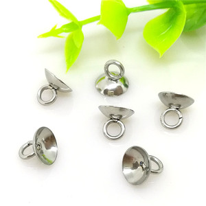 Fábrica de China, venta al por mayor, soportes de pines de acero inoxidable, accesorios para pendientes, componentes de joyería DIY - Product Image 3
