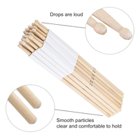 Chinesischer Hersteller Musik instrumente 5A 7A Optionale Größe Erwachsene Maple Jazz Drum Sticks