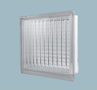 Decorative Hollow Glass Block Brick Interior Wall Partition Window Modern Design for Bathroom Living Room Facade