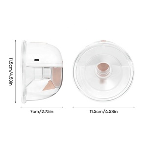 เครื่องปั๊มนมแบบใช้มือได้ฟรี3โหมดเครื่องแยก<span class=keywords><strong>นม</strong></span>ซิลิโคนแบบพกพาไร้สาย10โหมดควบคุมผ่านแอปไฟฟ้าเสียงรบกวนต่ำ - Product Image 4