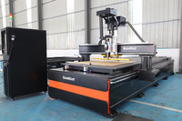 Routeur CNC de broche Atc de magazine d'outils linéaire 12 avec broche de refroidissement par air 24000 tr/min