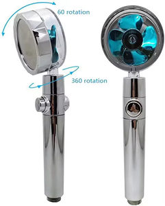 Pomme <span class=keywords><strong>de</strong></span> <span class=keywords><strong>douche</strong></span> moderne FSH OEM à rotation à 360 degrés, haute <span class=keywords><strong>pression</strong></span>, économie d'eau, avec ventilateur, style coloré, pour salle <span class=keywords><strong>de</strong></span> bain - Product Image 3