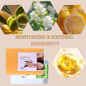 Jabón Facial Blanqueador para el Cuidado de la Piel, Jabón de Cúrcuma Orgánico Antiacné, Jabón Artesanal en Barra para Cuerpo y Rostro - Product Image 4