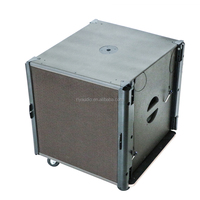 Système de haut-parleurs subwoofer XINMING SB18C 18 pouces avec fonction radio en contreplaqué pour systèmes de son surround de scène et domestiques, enceintes DJ amplifiées